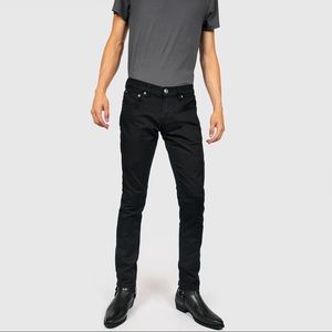 Men’s double-dyed Straight To Hell skinny jeans